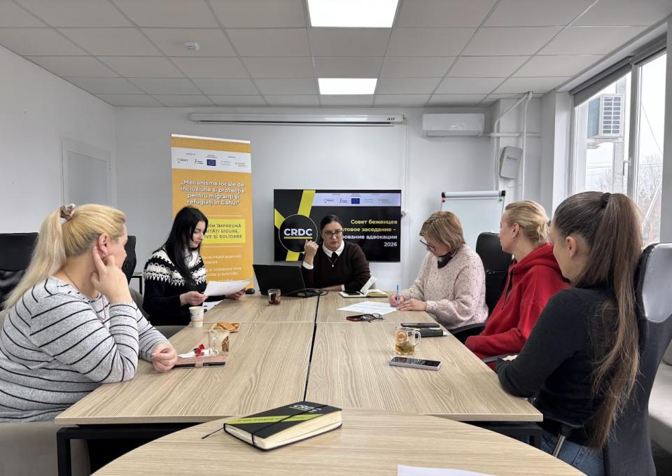 Ședință de lucru cu Consiliul de refugiați